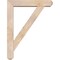 Ekena Millwork Traditional Craftsman Smooth Bracket w/ Offset Brace, Douglas Fir, 5 1/2"W x 26"D x 34"H BKT0604X26X34TRA04SDF - alternate 4